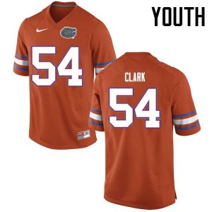 Youth Florida Gators #54 Khairi Clark NCAA Nike Orange Authentic Stitched College Football Jersey MQU7362ZF